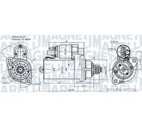 New Starter for AUDI SEAT SKODA VW:A1,A3,Q3,EOS,LEON 02M911021P 02M911024B