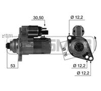 Starter motor Anticlockwise rotation 220449A ERA for VW SKODA SEAT AUDI