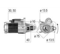 Starter motor Anticlockwise rotation 220600A ERA for LAND ROVER FREELANDER I