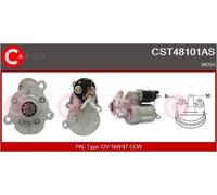 Starter motor Anticlockwise rotation CST48101AS CASCO for SKODA FABIA I