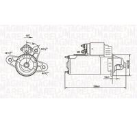 MAGNETI MARELLI 063720977010 Starter motor
