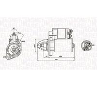 MAGNETI MARELLI 063721283010 Starter motor