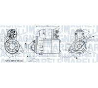 MAGNETI MARELLI 063721307010 Starter motor