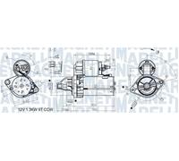 MAGNETI MARELLI 063721346010 Starter motor