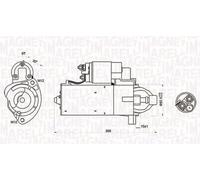 MAGNETI MARELLI 063721423010 Starter motor