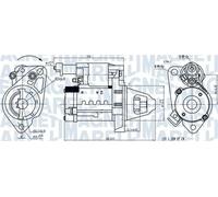MAGNETI MARELLI 063721642610 Starter motor