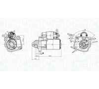 MAGNETI MARELLI 063726281010 Starter motor
