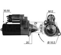 Starter motor Clockwise rotation 220434A ERA for OPEL SAAB DAEWOO