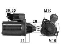 Starter motor Clockwise rotation 220744A ERA for HYUNDAI KIA
