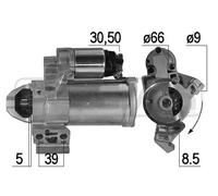 Starter motor Clockwise rotation 221007A ERA for BMW 1 Sports Hatch 5 5 Touring