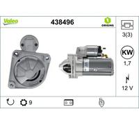 Starter motor Clockwise rotation 438496 VALEO for FIAT IVECO