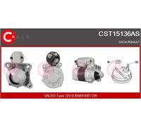 Starter motor Clockwise rotation CST15136AS CASCO for RENAULT DACIA