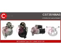Starter motor Clockwise rotation CST35166AS CASCO for CITROËN PEUGEOT FIAT