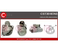 Starter motor Clockwise rotation CST35187AS CASCO for OPEL SAAB CADILLAC