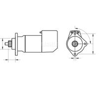 MAHLE MS 675 Starter motor