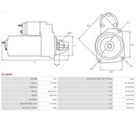 Fits AS-PL S0186PR ROZRUSZNIK ALFA ROMEO 147 01-10 UK Stock