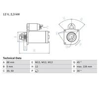 BOSCH 0 986 024 240 Starter motor