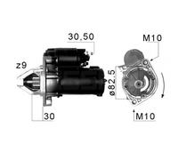 Starter Motor EM052Q 10327H 10327B D6RA168 A 004 151 81 01 0 001 108 003
