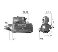 Starter Motor EM259Q 93 186 246 254307V 55 564 491 93 189 232 93 191 079
