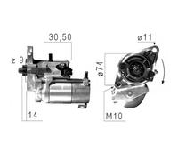 Starter Motor EM396Q CST40258OS S6032 CST40186AS 28100-0N030 CST40258