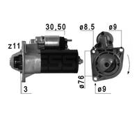 Starter Motor EM680S 254634 25-4283 CST10447 0 001 138 009 LRS02610