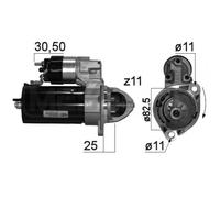 Starter Motor EM684Q 0 986 018 297 0 001 223 002 101185D CS 1185 118 0995