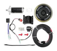 Starter Motor Engine For 2 Stroke 15HP Boat Engine For Outboard Motor Rear Control Change To Electric Start Engine Kit