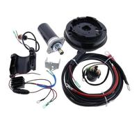 Starter Motor Engine For 9.9hp 15hp 63v Flywheel Starter Motor Rectifier Relay Tilt Trim Electric Start Conversion Kit Outboard Engine 2 Stroke