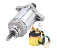 Starter Motor Engine For Rancher 420 TRX420 31200-HP5-601 18921 2007-2014 Starter Motor Tilt Trim 35850-HP1-601 Motorcycle Starter Solenoid Relay(2 PCS Set)
