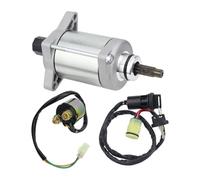 Starter Motor Engine For Rancher 420 TRX420FM 2007-2019 OEM 31200-HP5-601 31200-HR0-F01 Starter Motor Solenoid Relay Ignition Switch(3pcs Set)