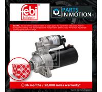 Starter Motor fits AUDI A3 8YA, 8YS 2.0D 2019 on 02M911021P 02M911021PX Febi New