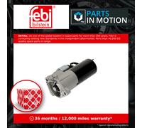 Starter Motor fits AUDI A4 B7 2.0D 04 to 09 6-Speed Manual Transmission Febi New