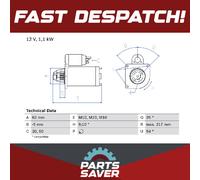 BOSCH 0 986 016 530 Starter motor