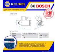 Starter Motor fits FORD GALAXY 2.0 2.3 95 to 06 Automatic Transmission Bosch