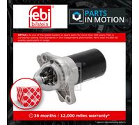 Starter Motor fits MINI ONE 1.6 01 to 06 W10B16A Automatic Transmission Febi New