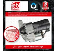 Starter Motor fits PEUGEOT 205 Mk2 1.0 1.1 1.4 87 to 98 KDX(TU3MC) 5802A0 5802CG