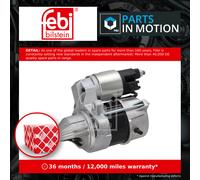 Starter Motor fits PEUGEOT 108 VTi 1.0 2014 on CFB(1KR) 1612092880 1637179880