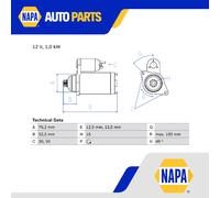BOSCH 0 986 020 220 Starter motor