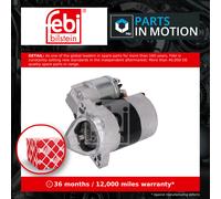 Starter Motor fits SMART CABRIO 6 00 to 04 Q0003188V008000000 Febi Quality New