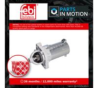 Starter Motor fits VAUXHALL COMBO D 1.3D 2011 on A13FD 095511894 1202265 Febi