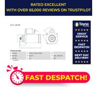 BOSCH 0986016990 Starter Fits VW California Transporter Transporter/Caravelle