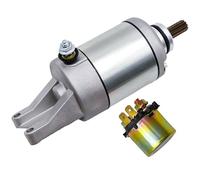 Starter Motor For Kawasaki For KVF 360 For Prairie 2003-2008 21163-1328 Motorcycle Starter Set SMU0278 41054082 Starter Motor With Relay Starting Motor