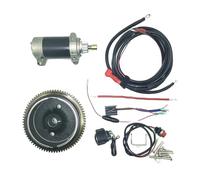Starter Motor For Parsun F15A F20A F20ABMS F15ABMS 4 Stroke 15hp 20hp Model 6AH Starter Motor Flywheel Electric Start Conversion Kit