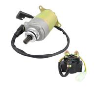 Starter Motor For Polaris For RZR 170 2009-2017 0454945 Starter Motor Solenoid Relay(2PCS SET)