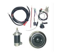 Starter Motor Motorcycle For F9.9HMH 9.9 HP F9.9HMH1 4 Stroke 6CAK With Flywheel Starter Motor Tilt Trim Electric Start Conversion Kit