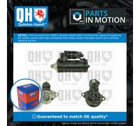 Starter Motor QRS1212 Quinton Hazell 02E911023H 02E911023L Quality Guaranteed