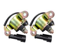 Starter Motor Relay Compatible With Polaris For RZR4 800 2010-2014 For Hawkeye 400 HO 2012-2014 Electromaqnetic Coil For Relay Replacement 4010947(2 pcs)