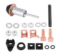 Starter Motor Repair Kit,Starter Motor Solenoid Repair Fix Kit for Discovery Defender TD5 2.5 Diesel with Contact Bolts,Full Size Nuts,O-ring seals,Washers