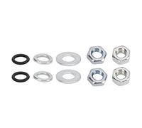 Starter Motor Solenoid Repair Kit, Starter Solenoid NAD101240 Replacement for DEFENDER 1999-2004 with Nut Gaske Washer Sealing Ring Bracket Screw Base Insulator