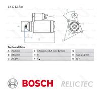 Starter Motor VW Seat Skoda Audi Ford:GOLF IV 4,III 3,OCTAVIA I 1,BORA,PASSAT